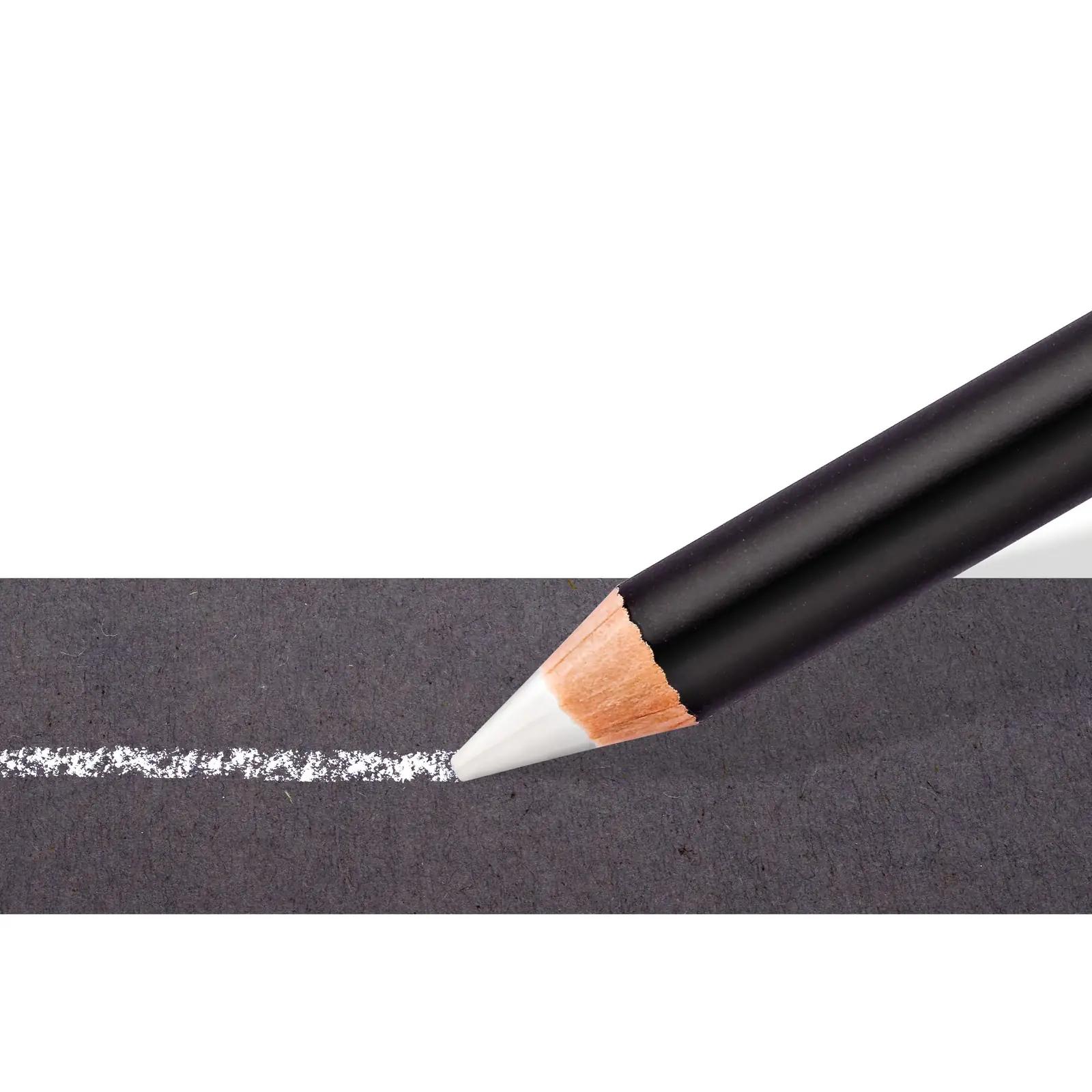 STAEDTLER püsimarker puidust korpusega — kollane komplekt – pakend ja tarvikud