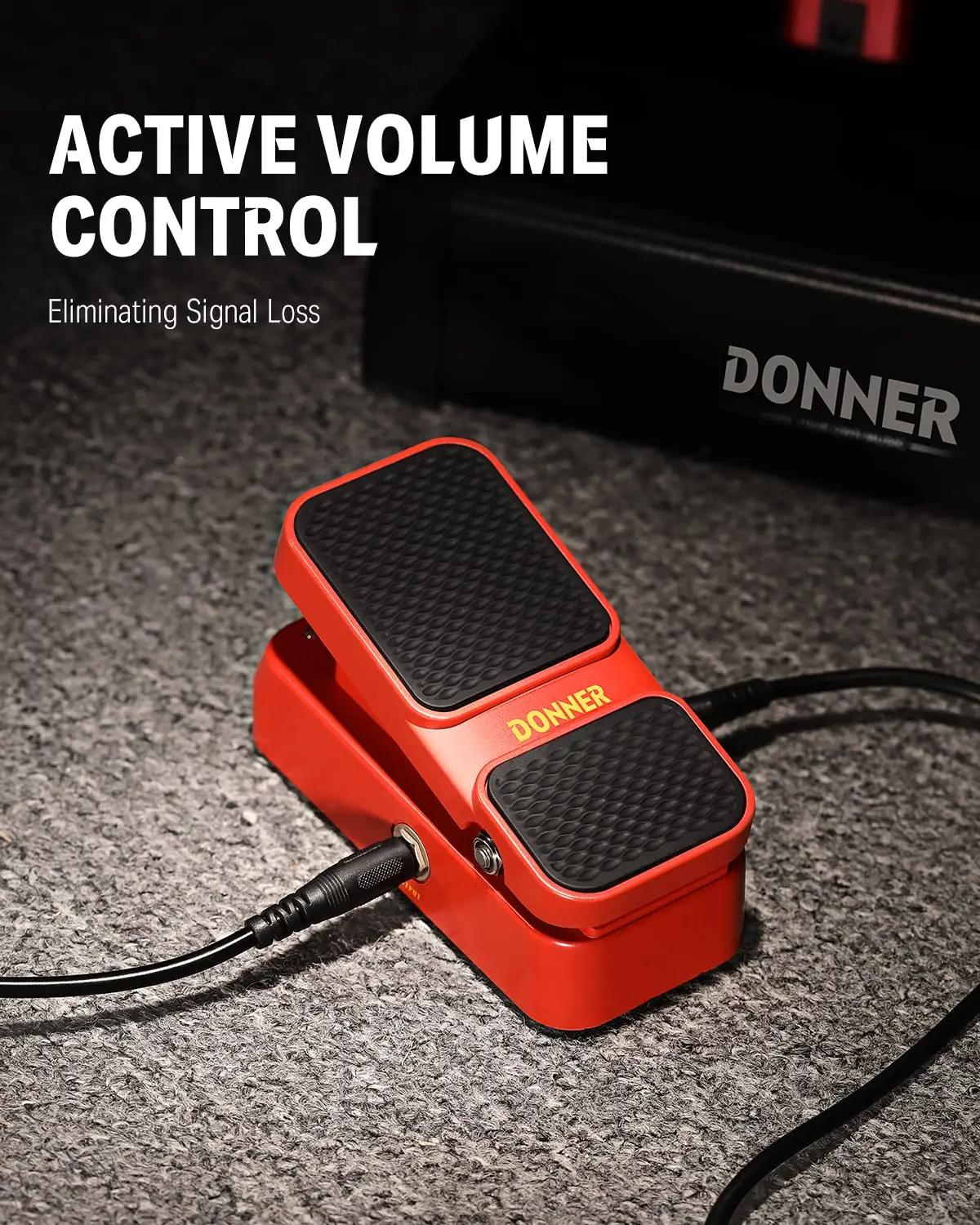 Donner vintage-stiilis mini wah- ja helivõimendi pedaal EC1008 – kasutusnäide