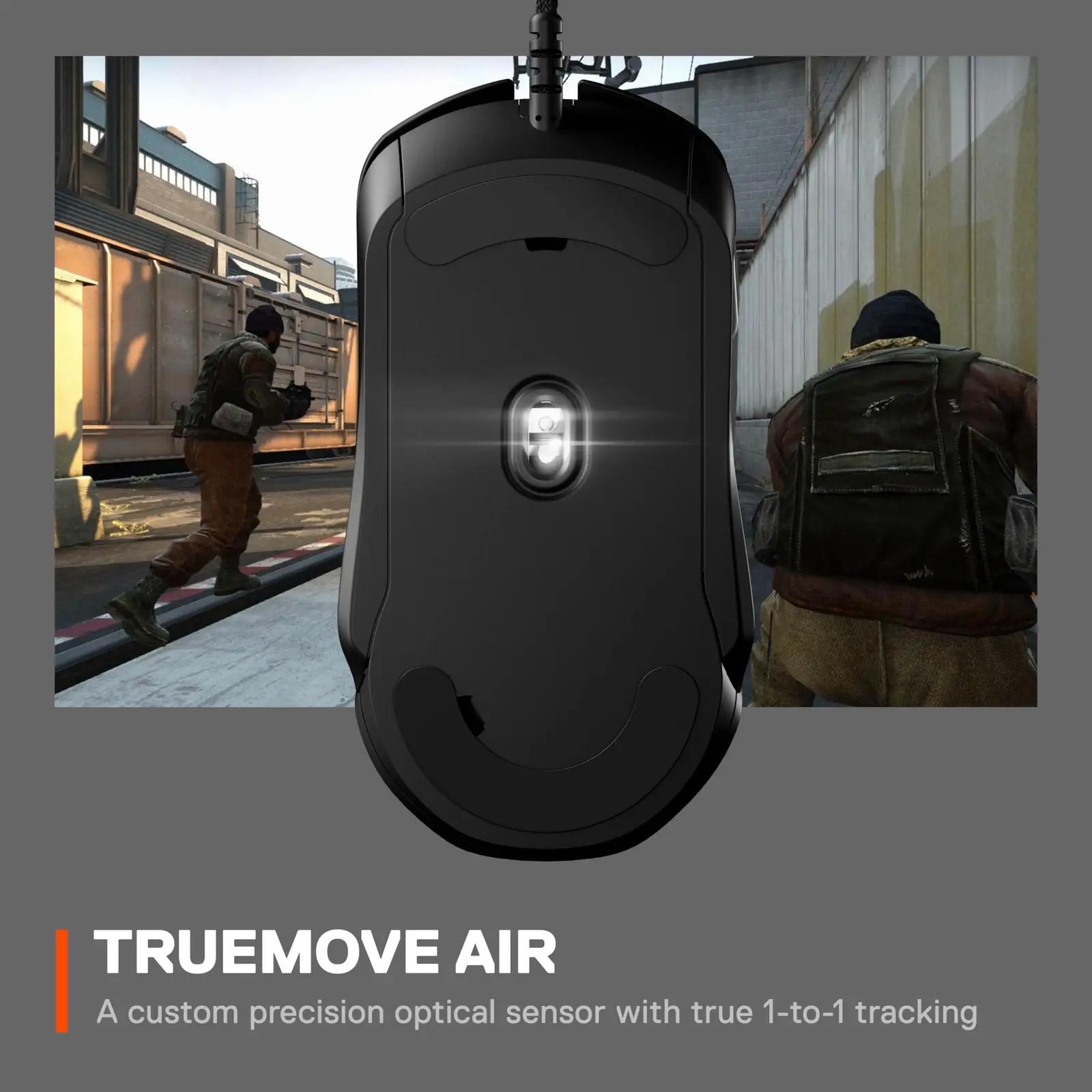 SteelSeries kerge mänguhiir Rival 5 — täpne ja ergonoomiline – pilt 8
