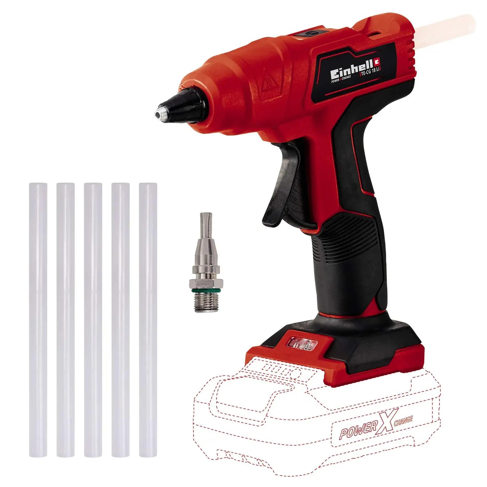 Einhell aku kuumliimipüstol TE-CG 18 Li – kiire ja mobiilne