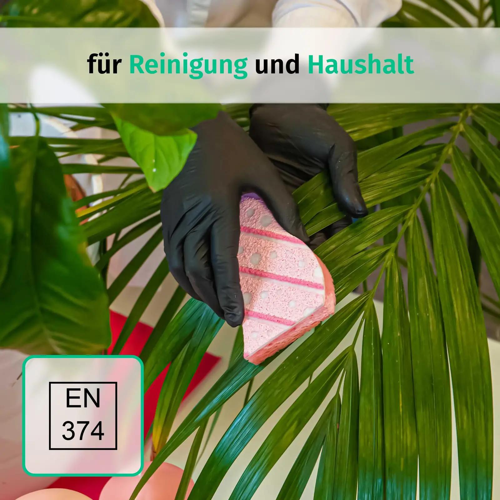 SF Medical Products GmbH SF Medical nitrilkindad mustad M — – kasutusnäide