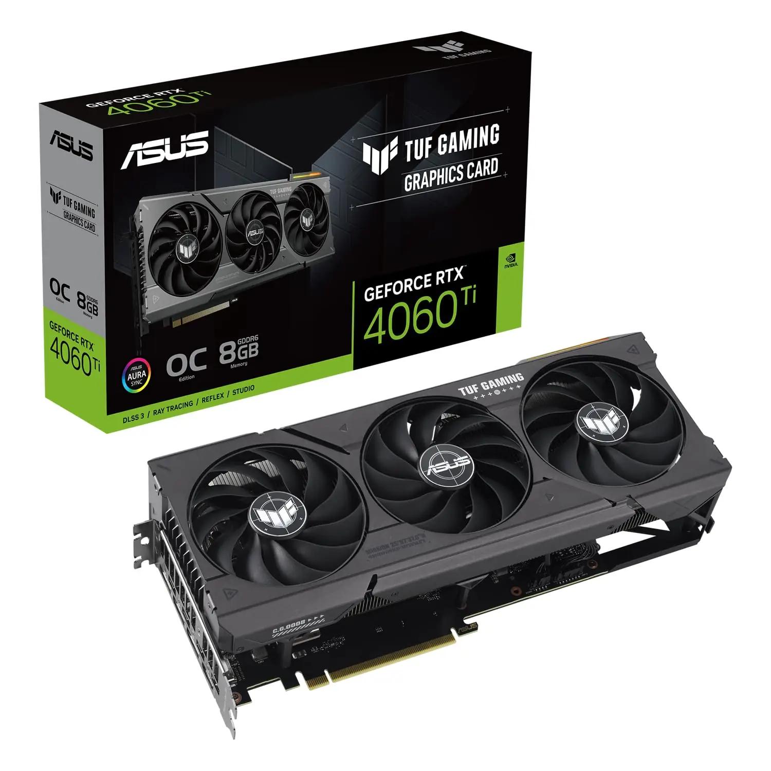 ASUS TUF mängukaart 8GB GDDR6 – vastupidav ja jõuline