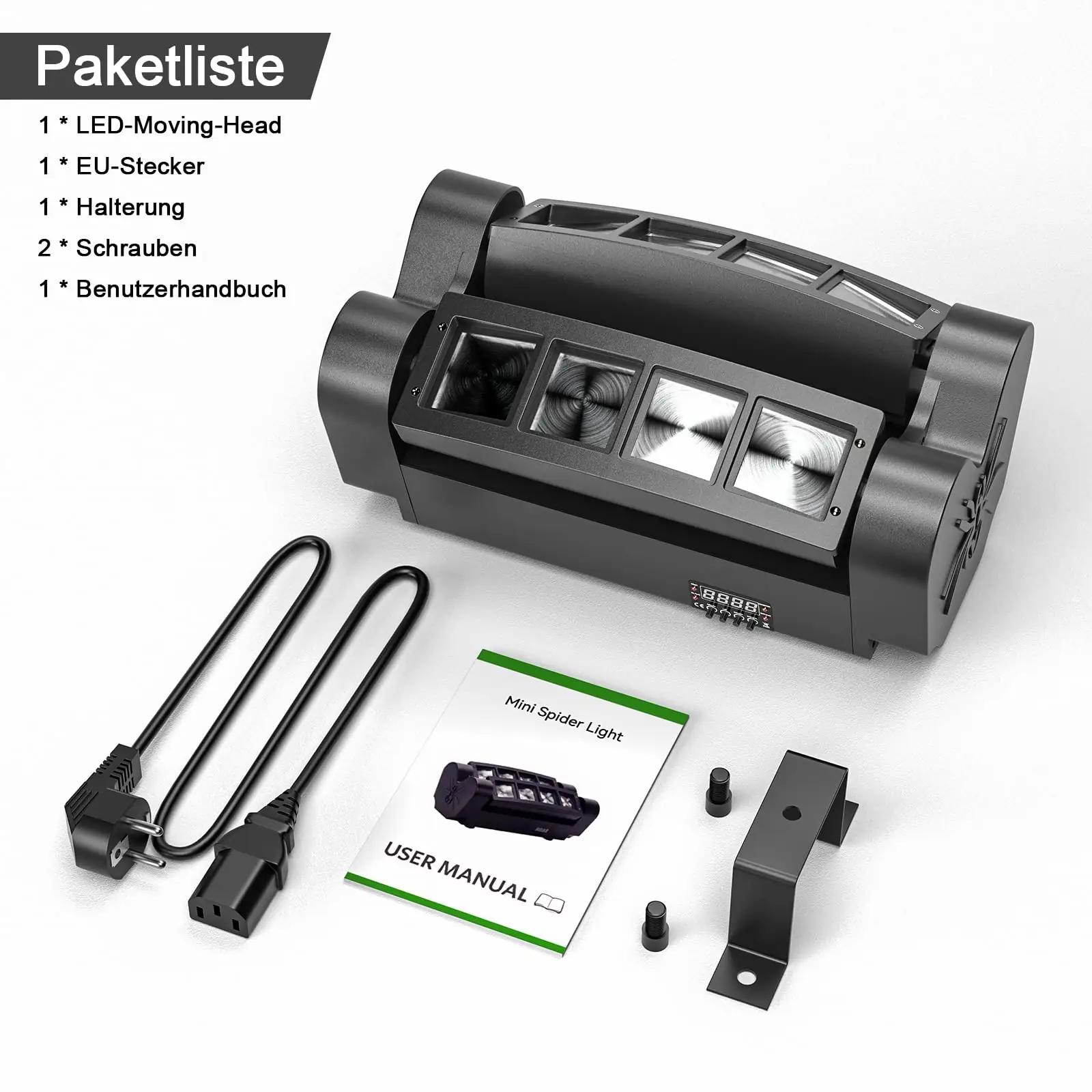 U`King dünaamiline LED Moving Head – lavavalgustus ja pidu – pilt 8