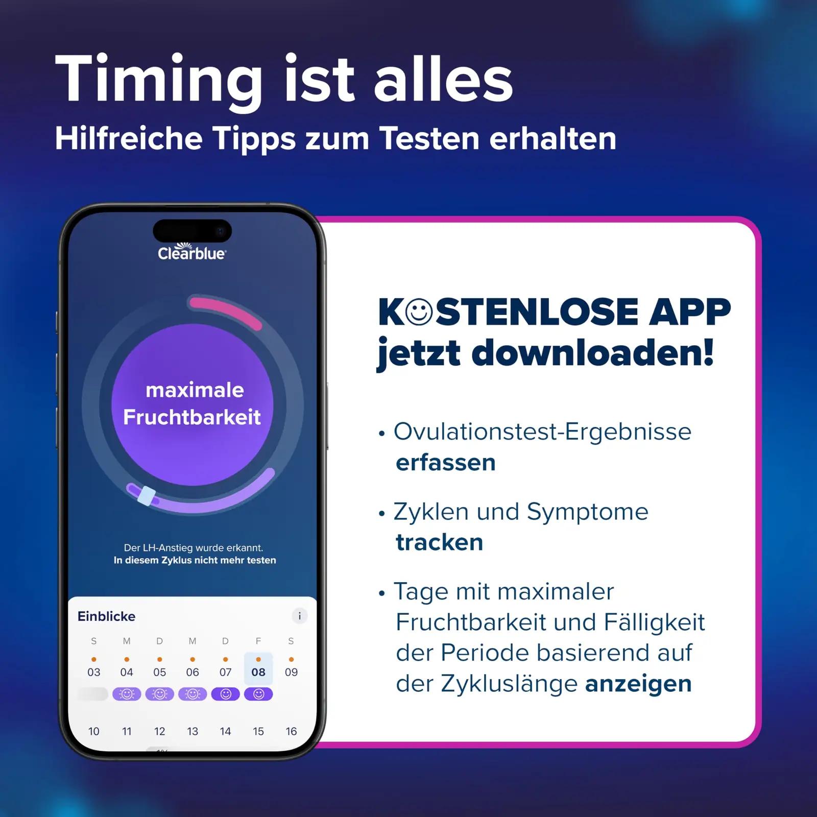 Clearblue digitaalne ovulatsioonitesti komplekt – pilt 7