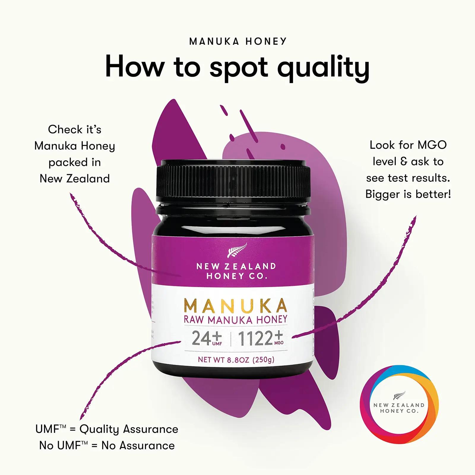 NEW ZEALAND HONEY CO Manuka mesi 250 g – tugev antibiini efekt – pilt 6