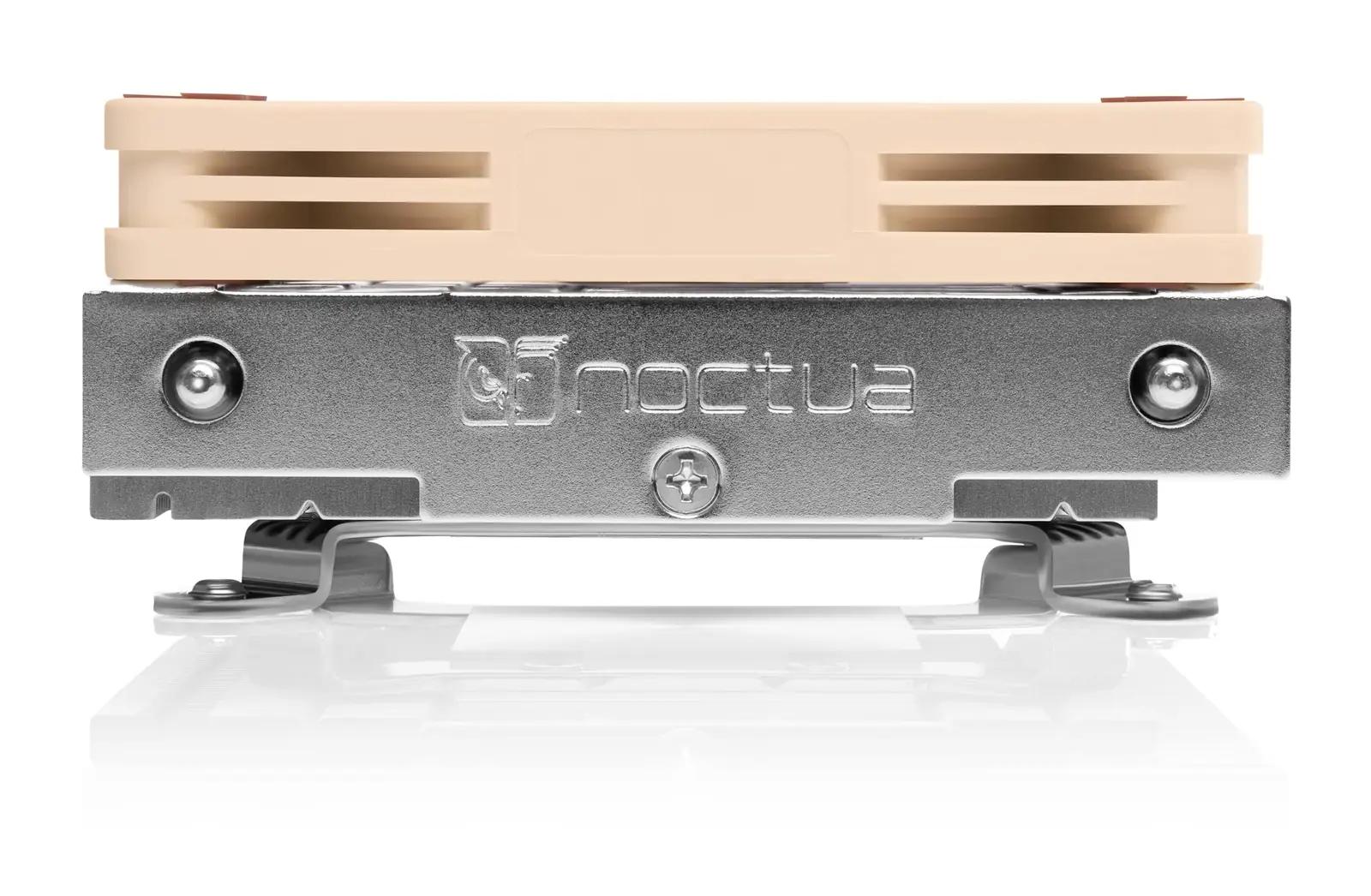 Noctua kompaktne CPU-jahuti — madal profiil, vaikne töö – detailne vaade