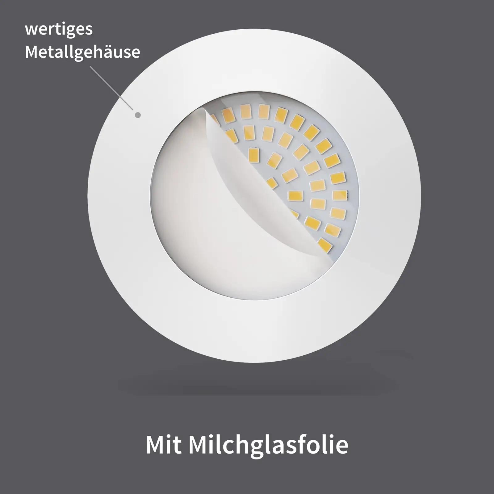 Scandinavian home Lysea LED sisseehitatav 6er komplekt – lisavaade