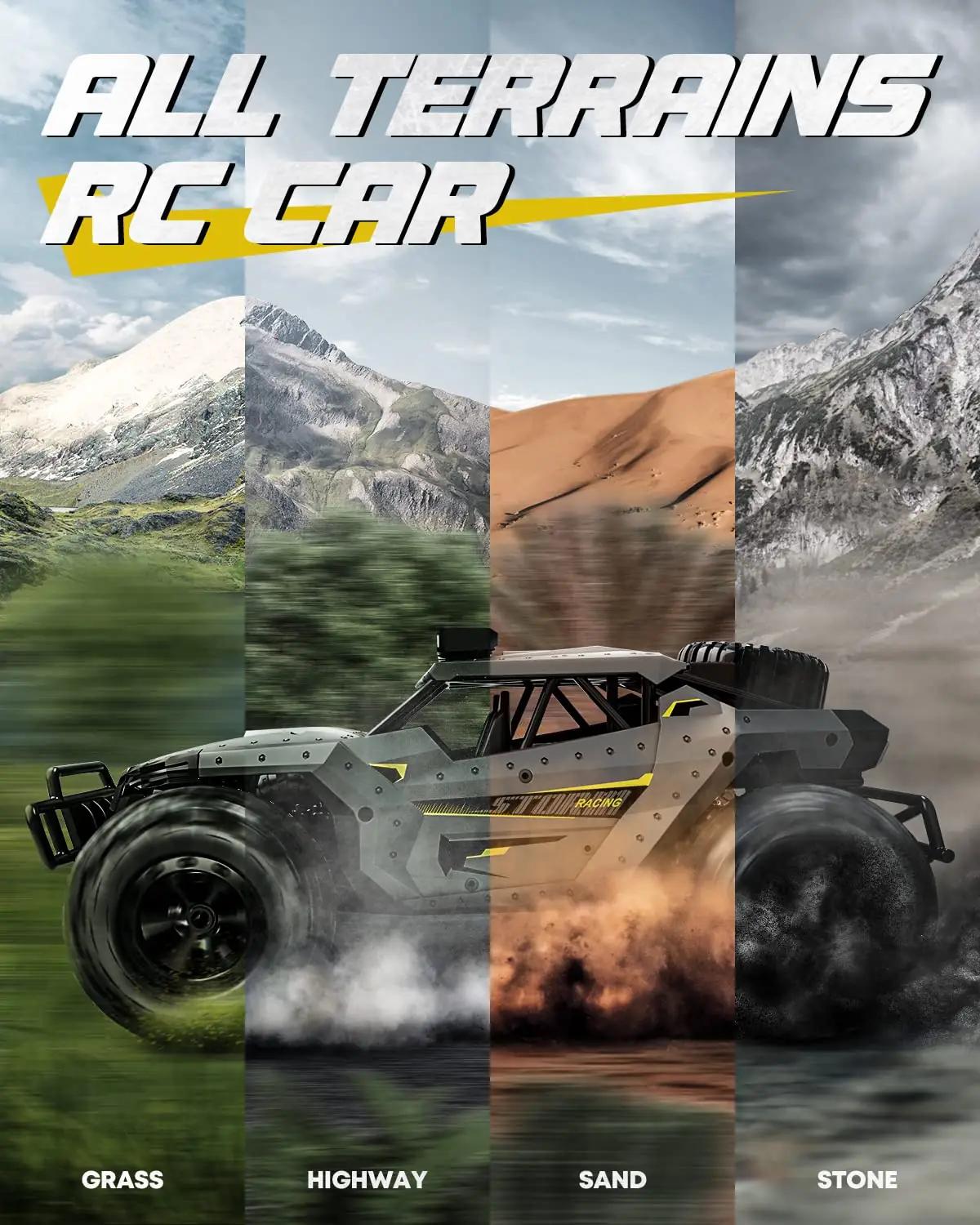 Tecnock vastupidav 1:16 maastikurehvidega RC monstertruck – lisavaade