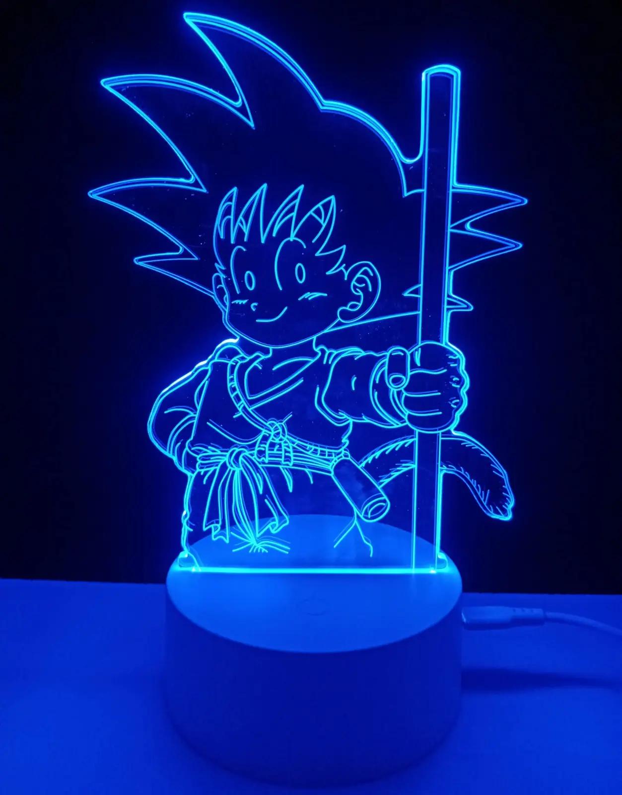 famvacor 3D öölamp lastele — oranz ripats charm ja dekoratsioon – pilt 6