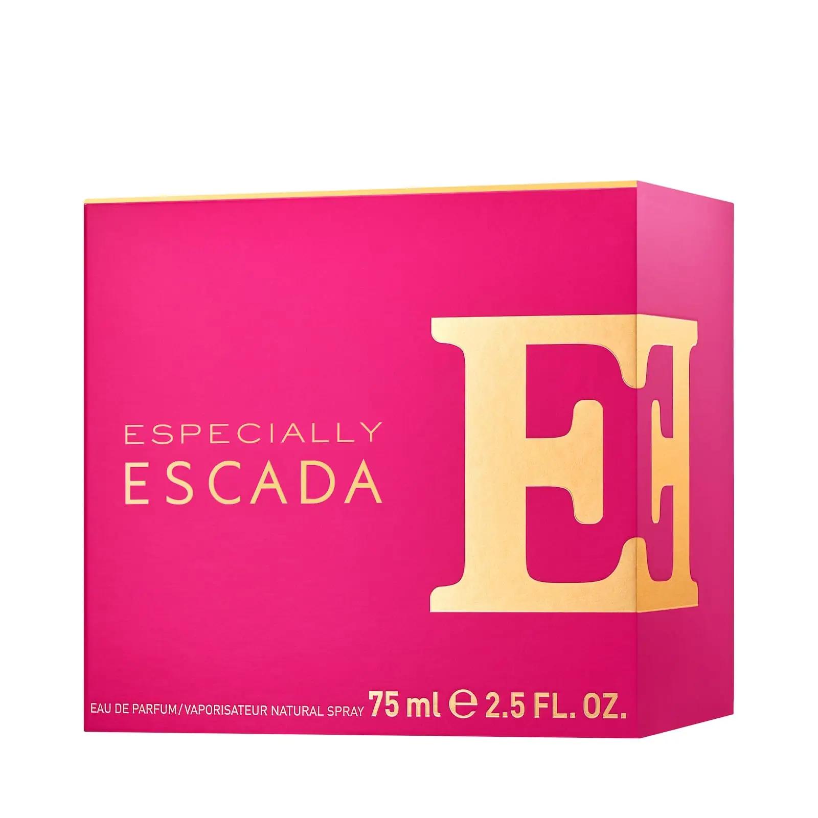 Escada luksuslik 75 ml parfüüm – värske ja õrn aroom – pakend ja tarvikud