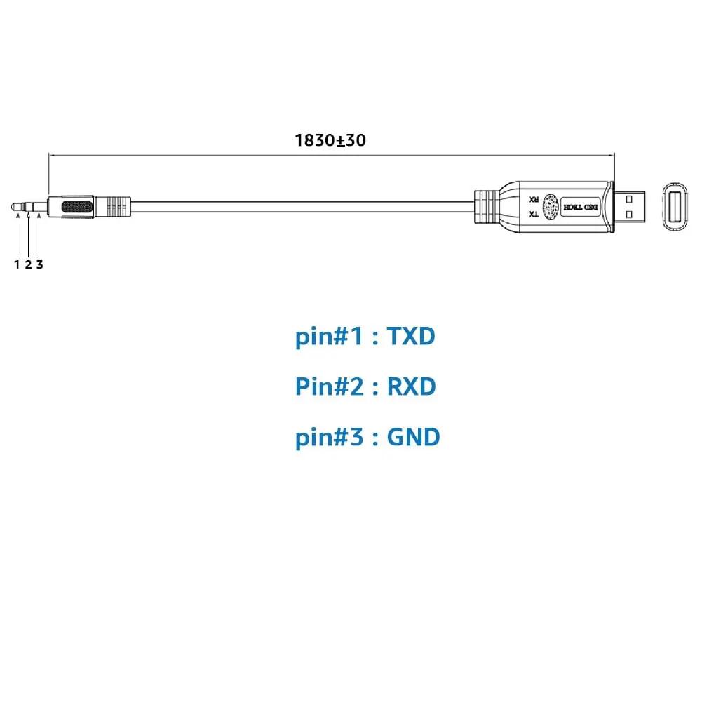 DSD TECH universaalne USB–TTL kaabel 3,5 mm audio-liides – pilt 6