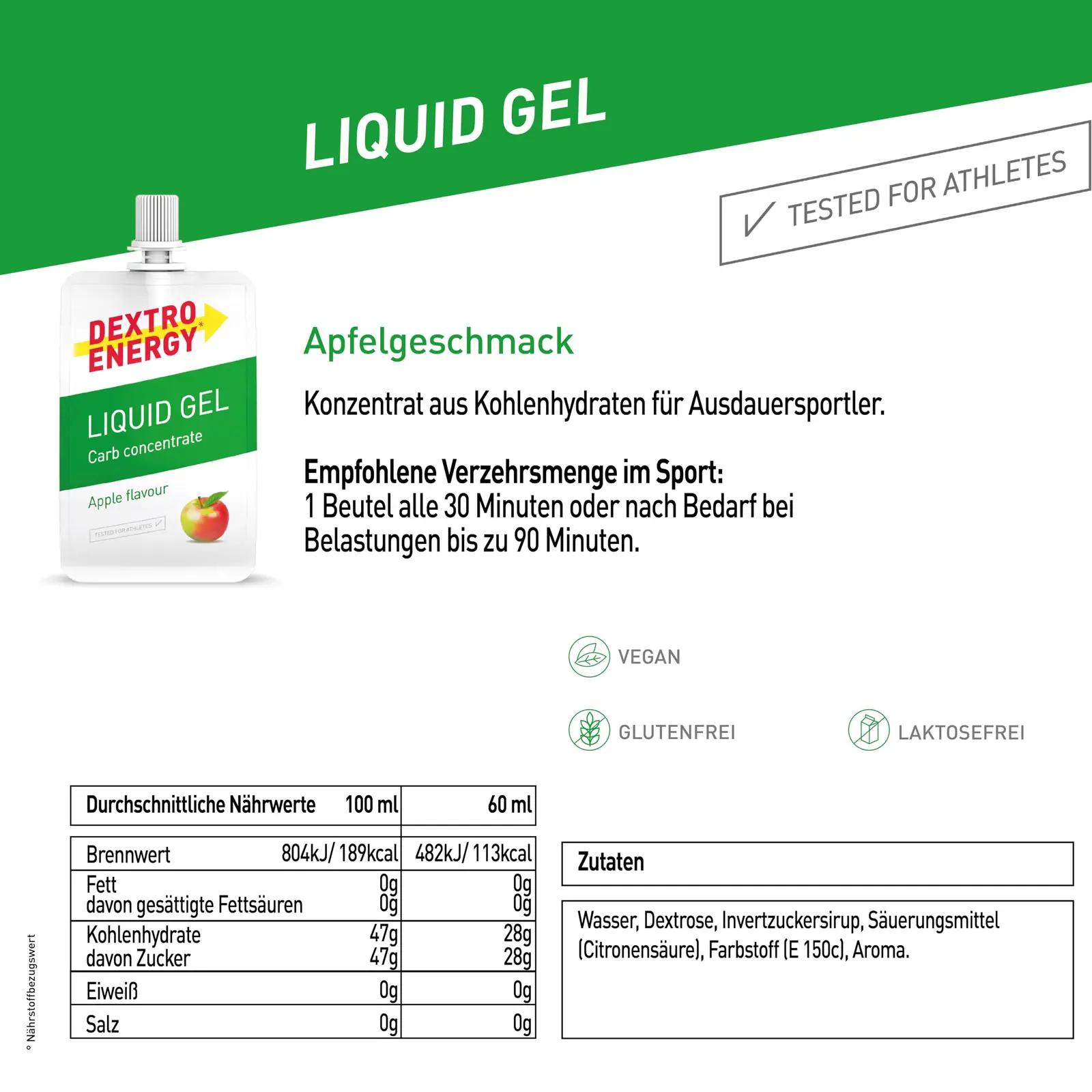 Dextro Energy õunamaitseline energiageel – kiire taastumine – pilt 6