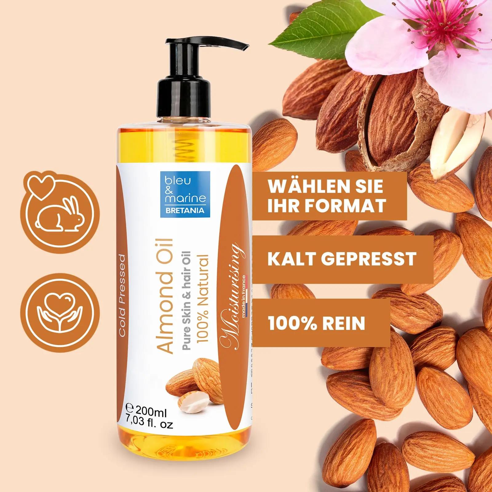 bleu & marine Bretania mandliõli 100% külmpressitud 5 l – pilt 8