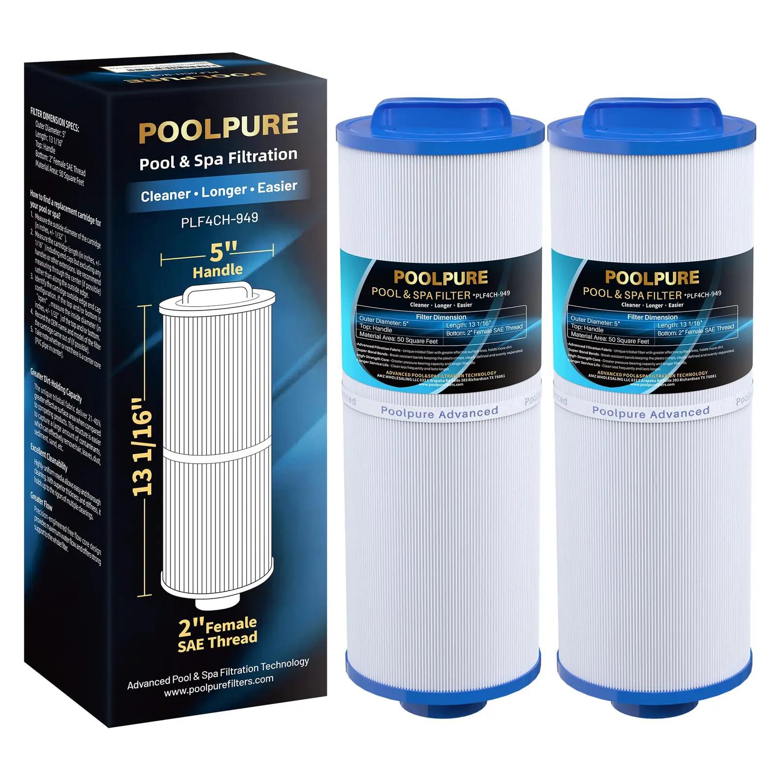 POOLPURE spa-filtrid kahele basseinile — vastupidav 2-pack