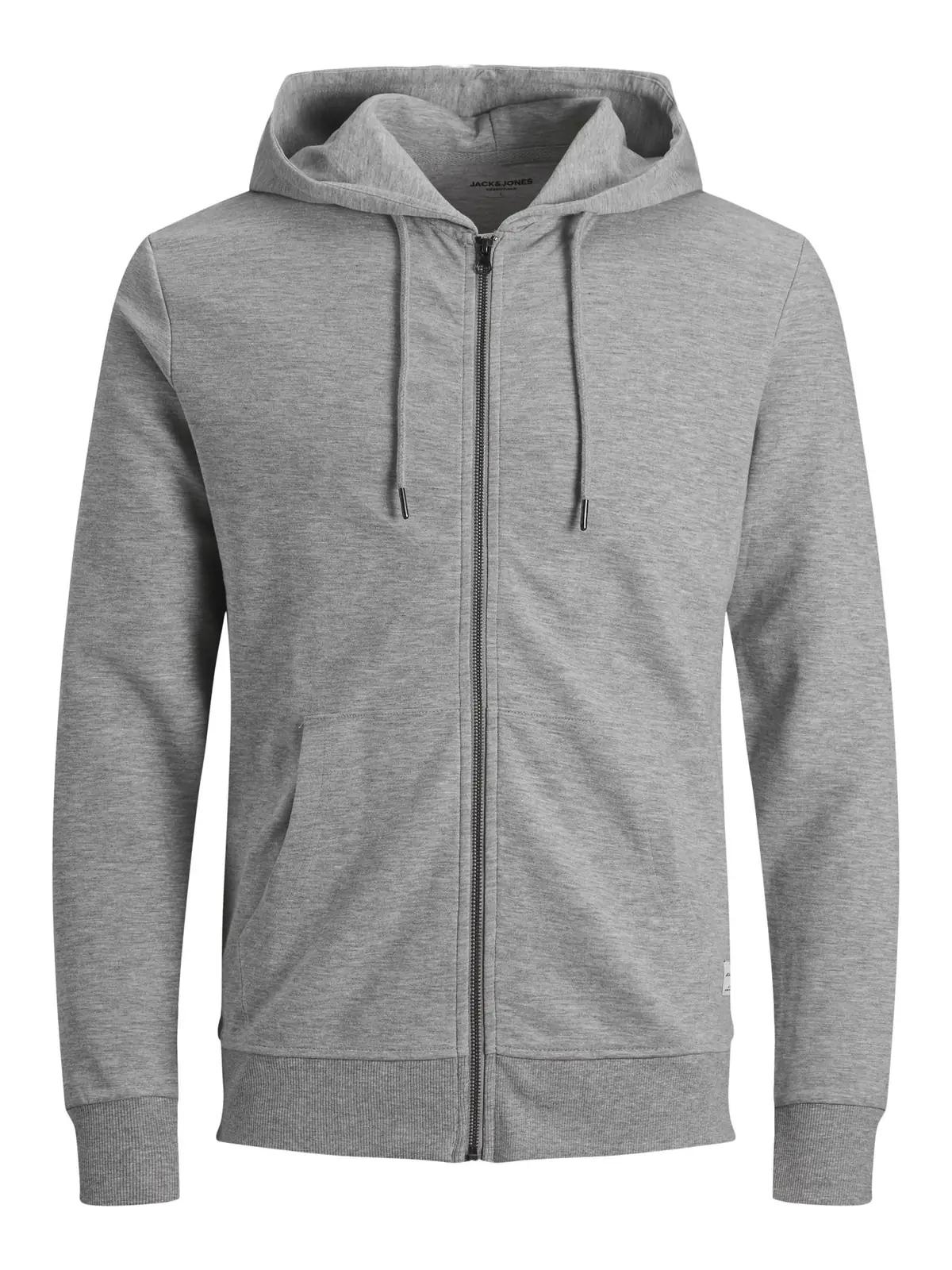 JACK & JONES pehme puuvillane kapuutsiga dressipluus – detailne vaade