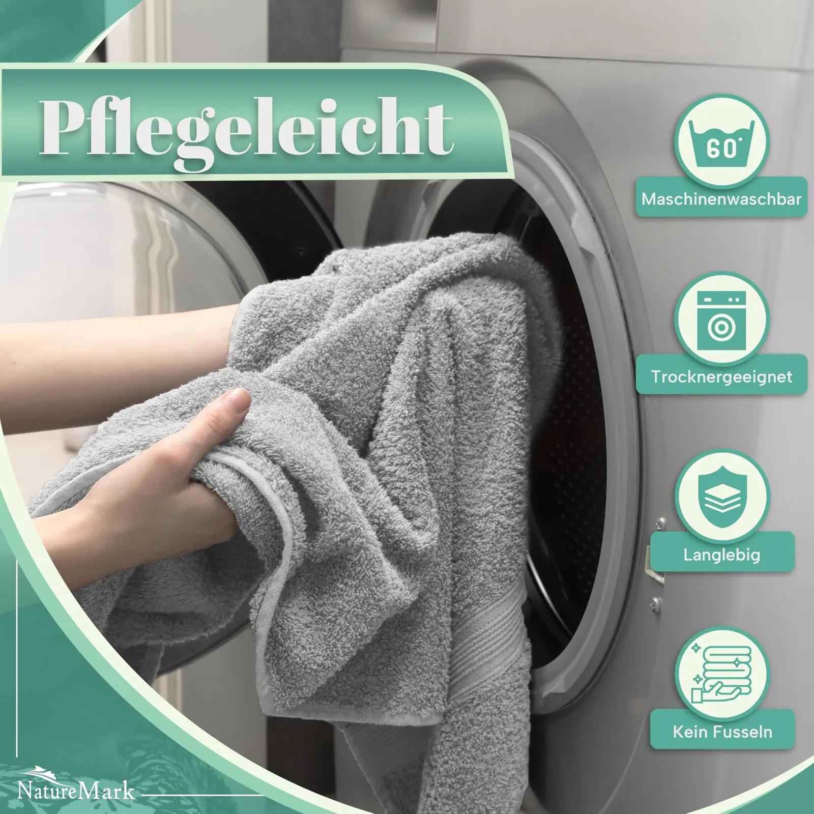 NatureMark pehmed käterätid 8-komplekt 100% puuvill – pilt 6