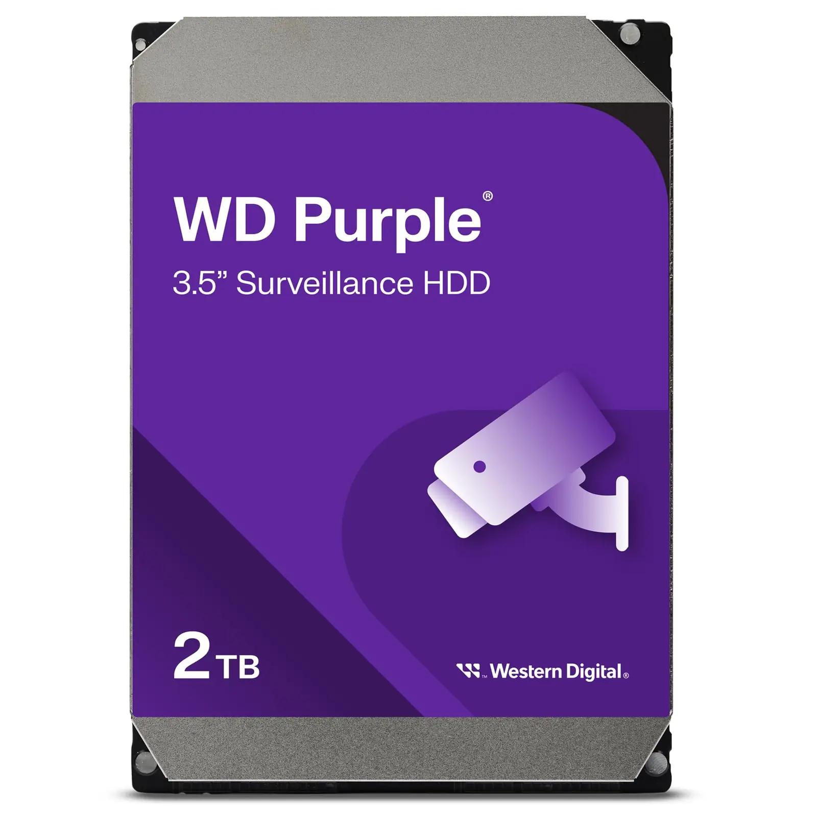 Western Digital 2TB WD Purple sisemine kõvaketas — salvestusäri