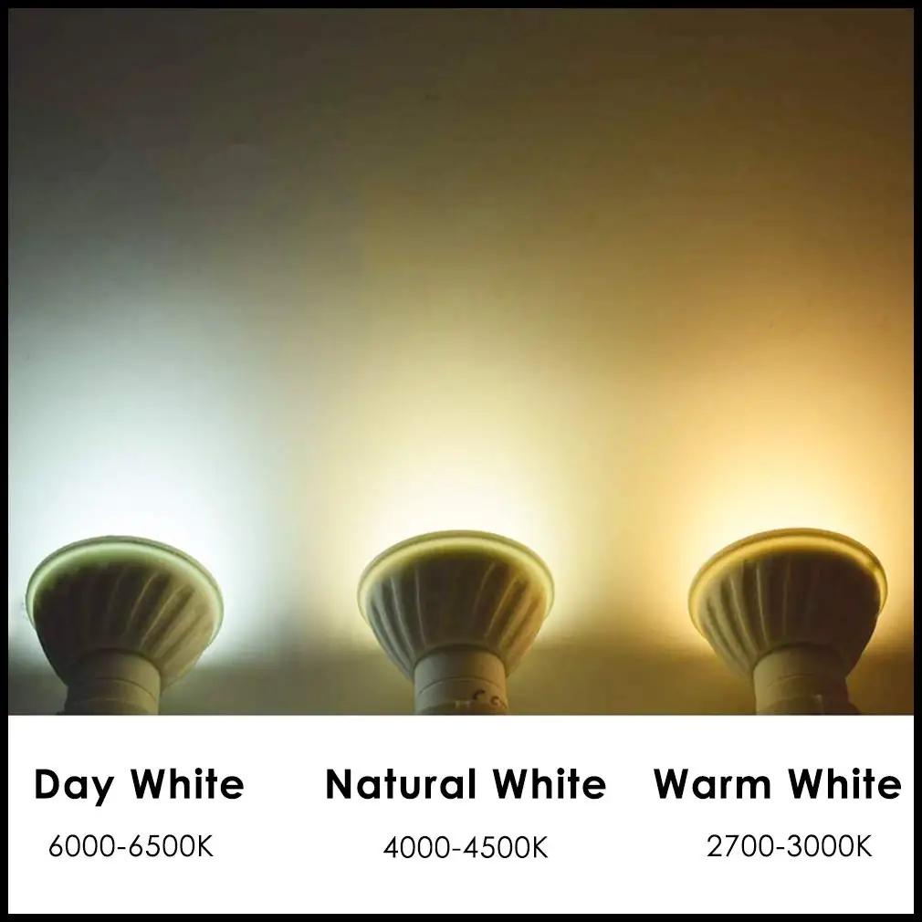 DIWUJI sooja valge GU10 LED-lamp 7W 10-pakk — energiasäästlik – pilt 7