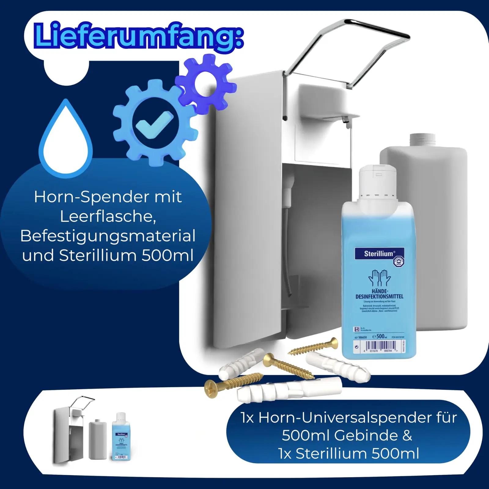 Horn Medical alumiiniumseinakinnitus desinfitseerija komplekt – lisavaade