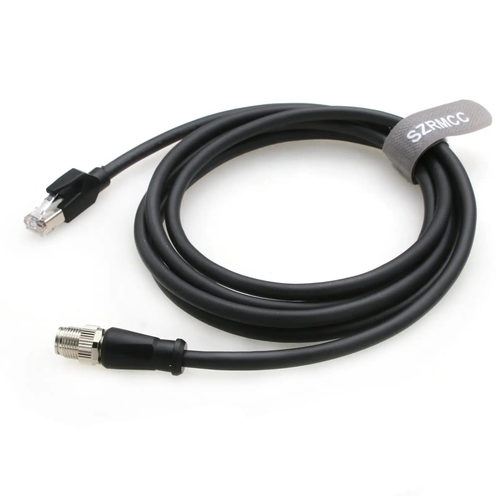 SZRMCC vastupidav M12→RJ45 Cat7e veekindel Ethernet-kaabel 8m – lisavaade