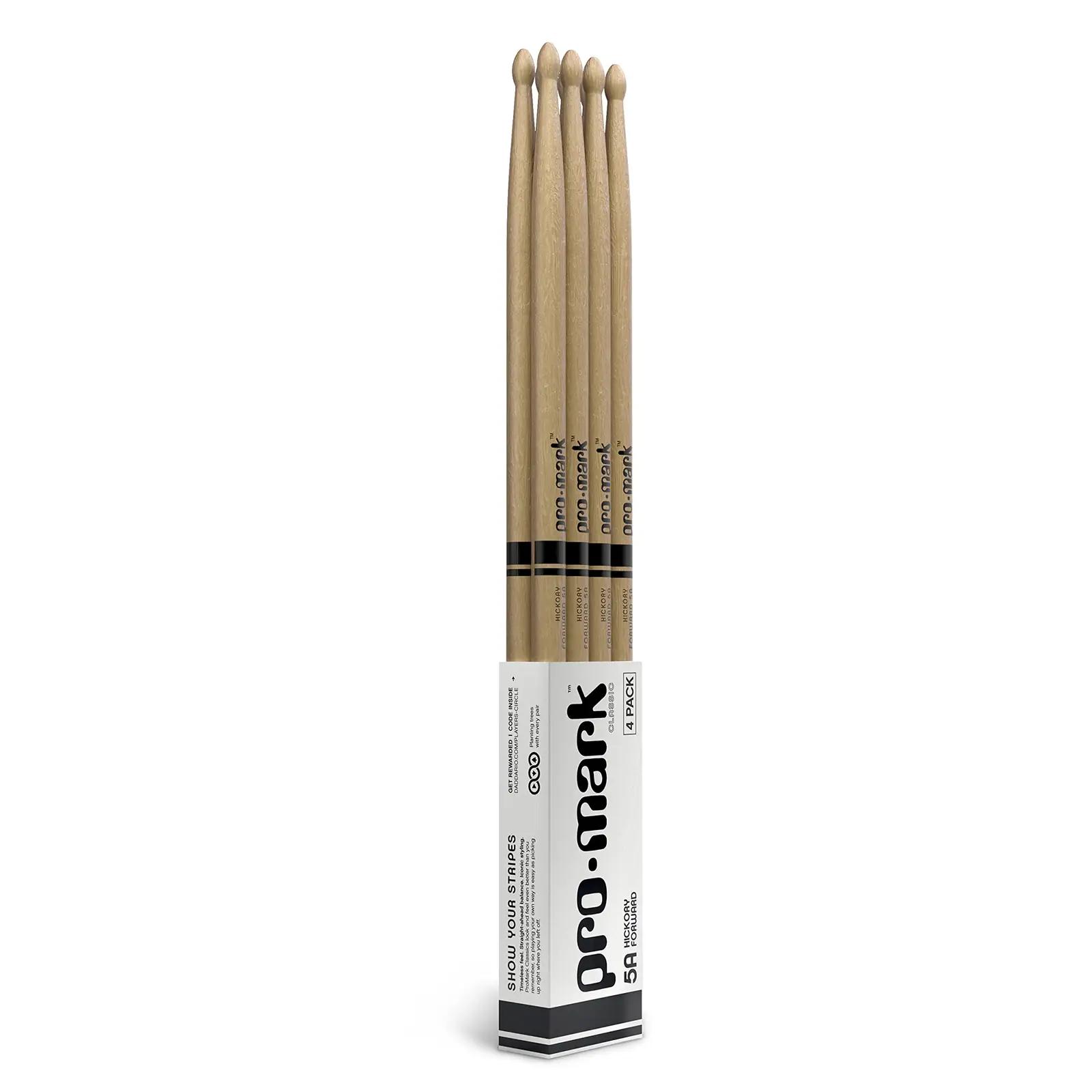 ProMark hickory trummipulgad 5A – vastupidav komplekt