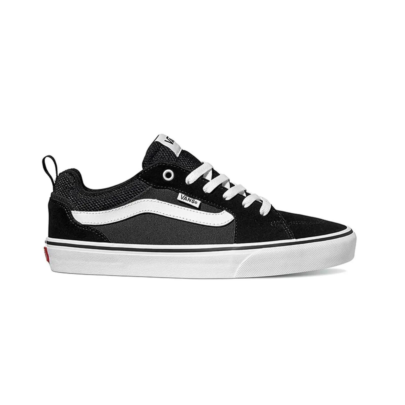 Vans pehme seemisnahast ja lõuendi toss — stiilne igapäev – detailne vaade