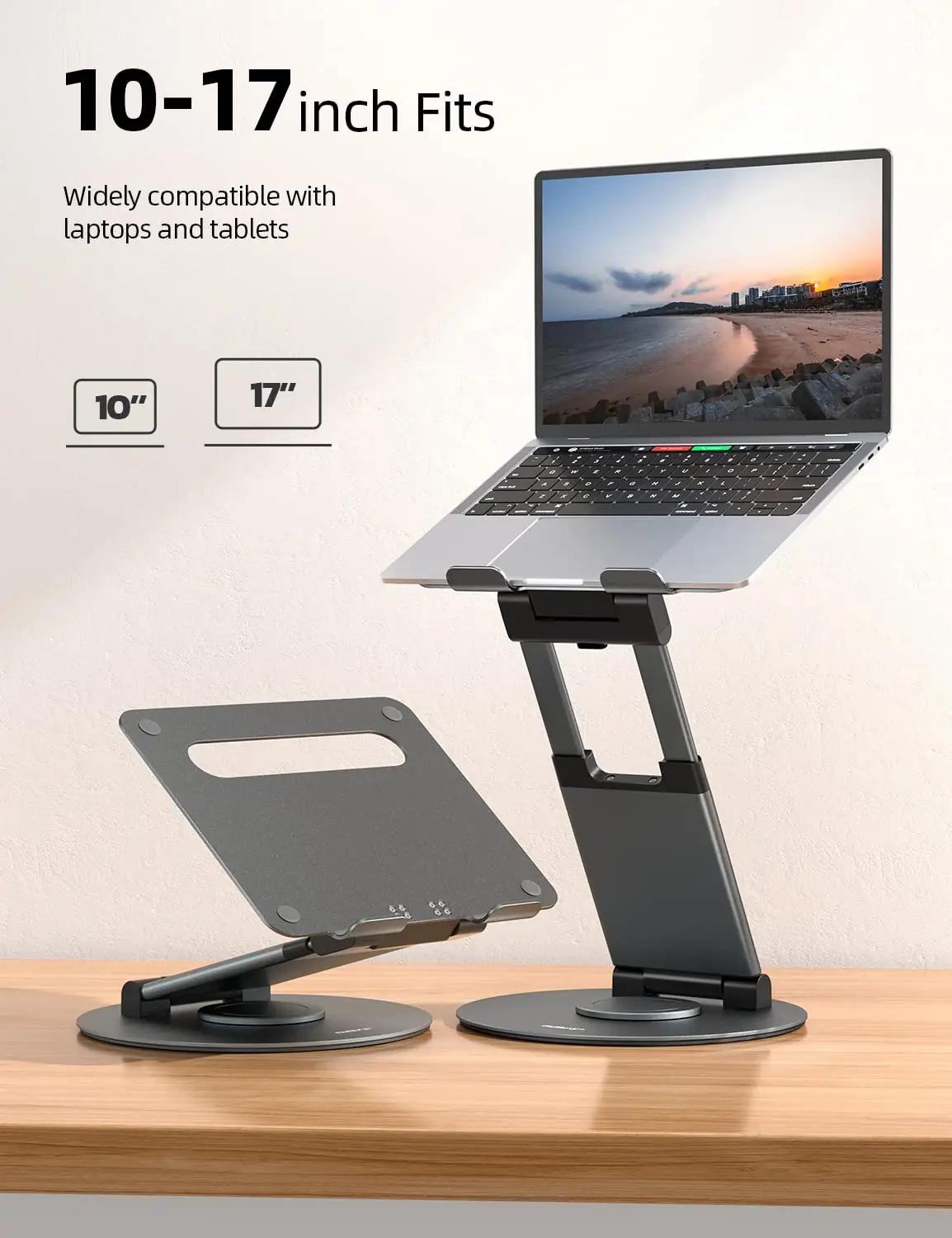 Nulaxy ergonoomiline alumiiniumist sülearvutihoidik — – pilt 6