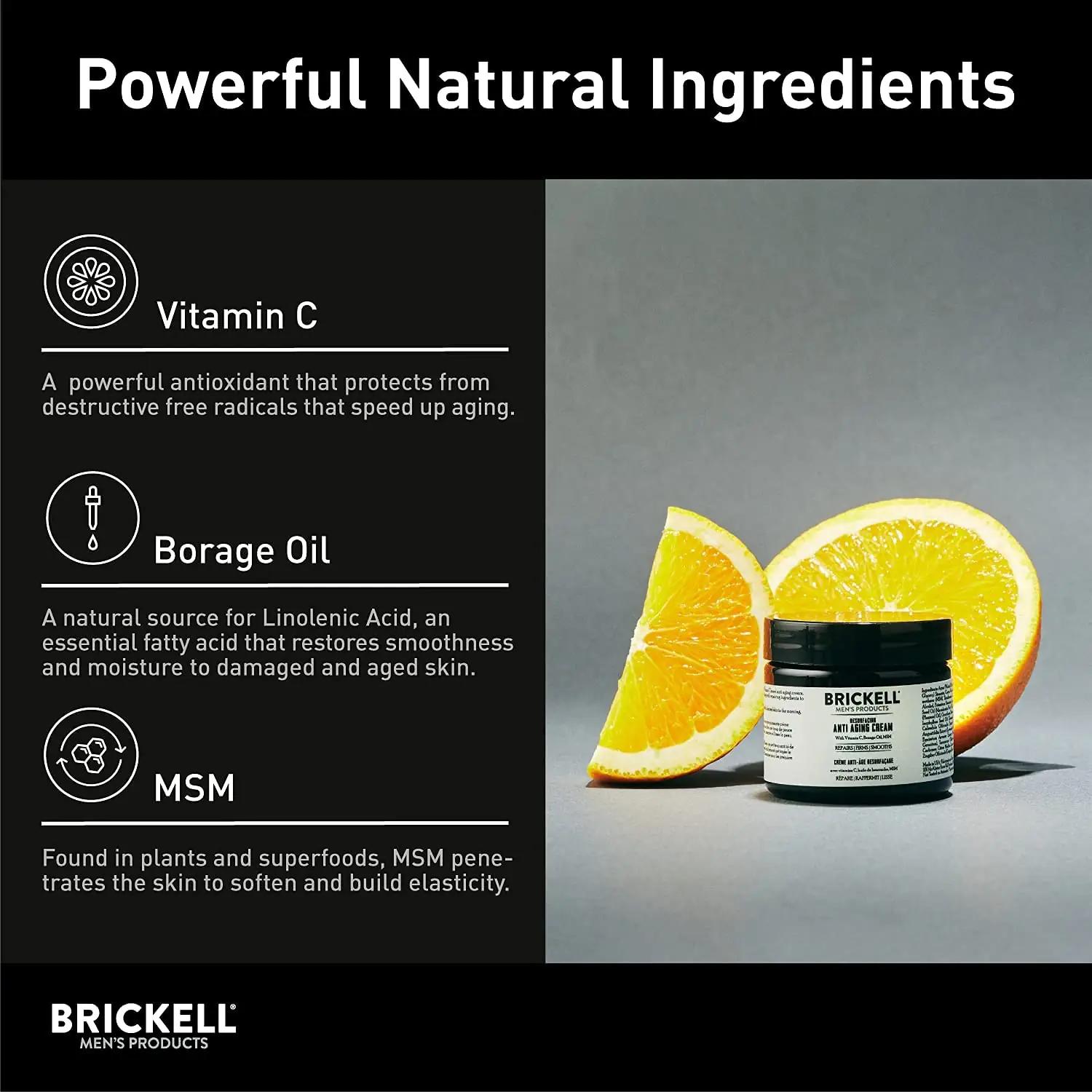 Brickell Men’s Products looduslik C-vitamiini näokreem meestele – pilt 7