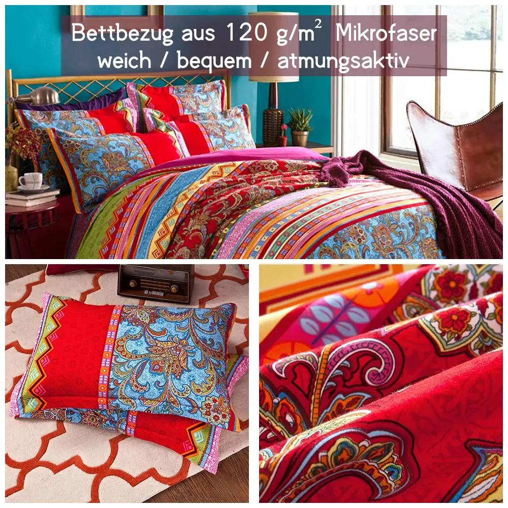 Lanqinglv boho mikrofliisvoodipesu 220×240 cm – pakend ja tarvikud