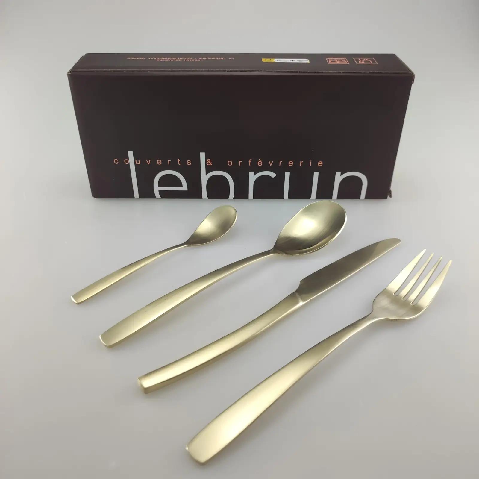 LEBRUN valget kulda meenutav kahvlite-komplekt