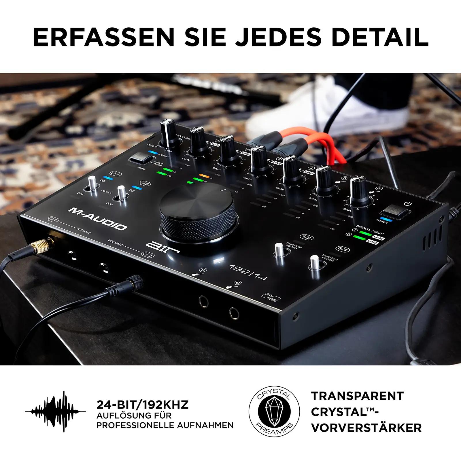 M-AUDIO AIR 192|14 muusikainstrumendid ja dj-seadmed – detailne lähivaade
