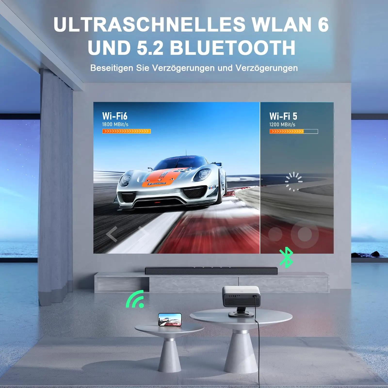 VISSPL 4K kodukinoprojektor — 30000 luumenit ja autofookus – pilt 7