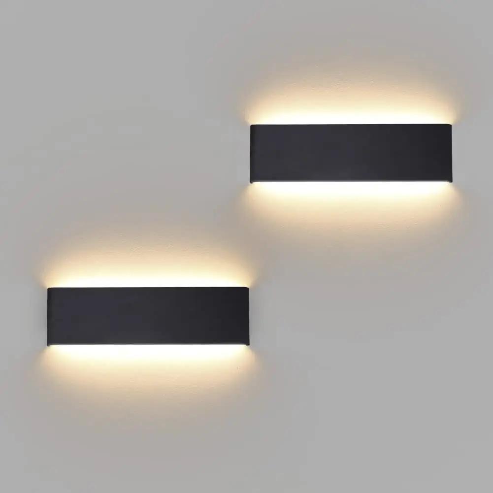 Klighten modernne alumiiniumseina lamp — soe 3000K valgustus