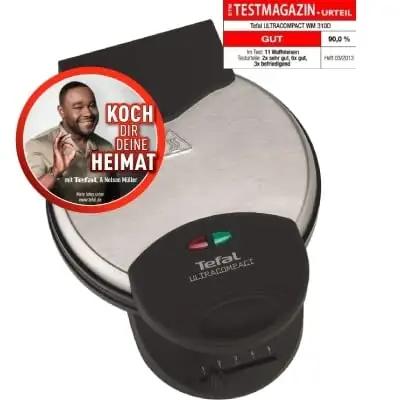 Tefal südamevormi vahvliraud – vastupidav roostevaba korpus – detailne vaade