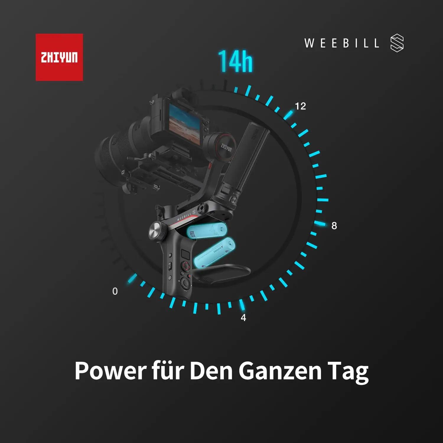 ZHIYUN Weebill S kerge 3-teljeline kaamerastabilisator – lisavaade