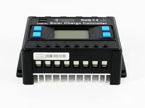 solartronics 40A laadija – detailne lähivaade