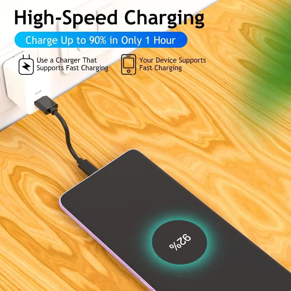 LDLrui vastupidav USB A–USB C kaabel 10Gbps ja 60W laadimine – kasutusnäide