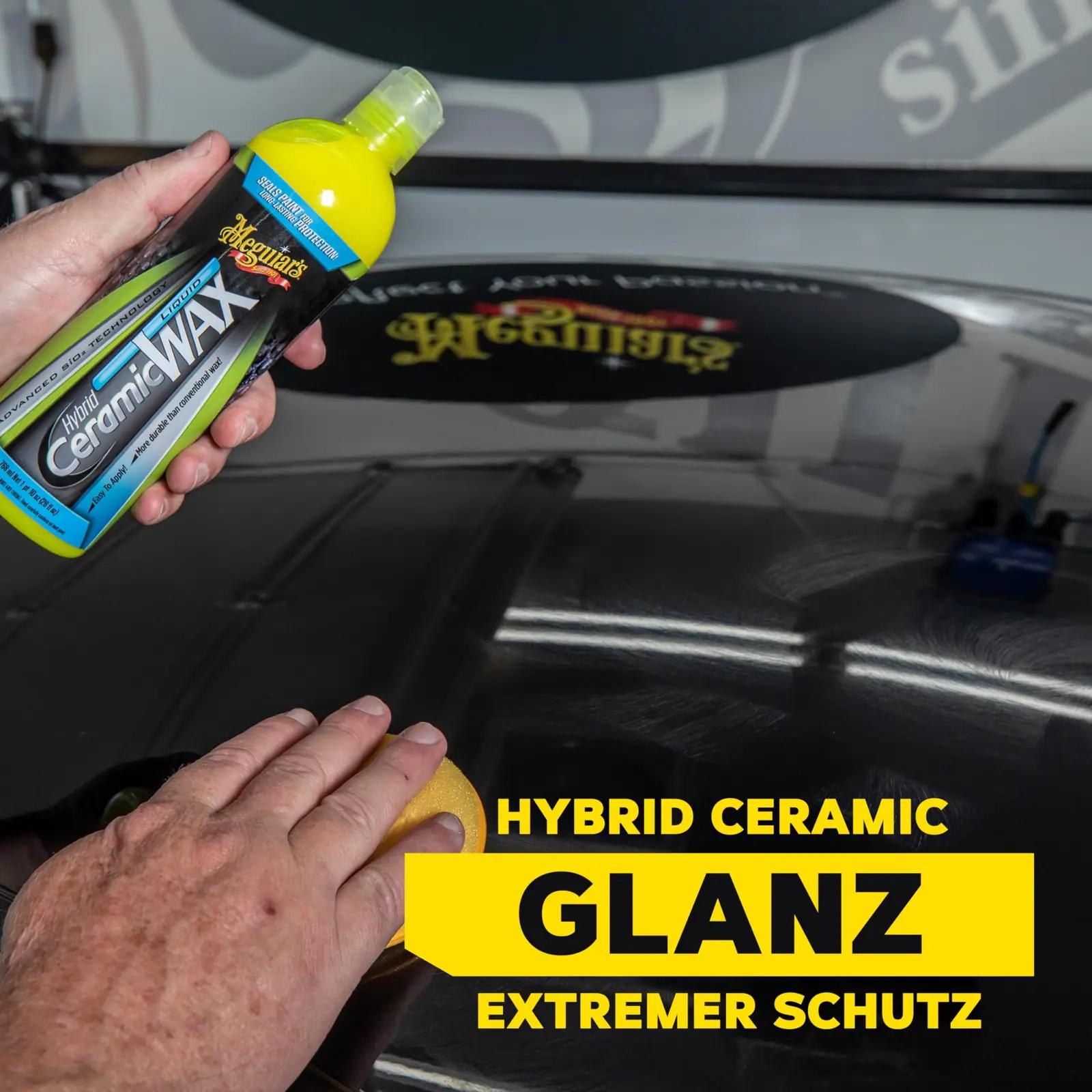 Meguiar’s keramiline vedelvaha 473 ml — püsiv läige – kasutusnäide