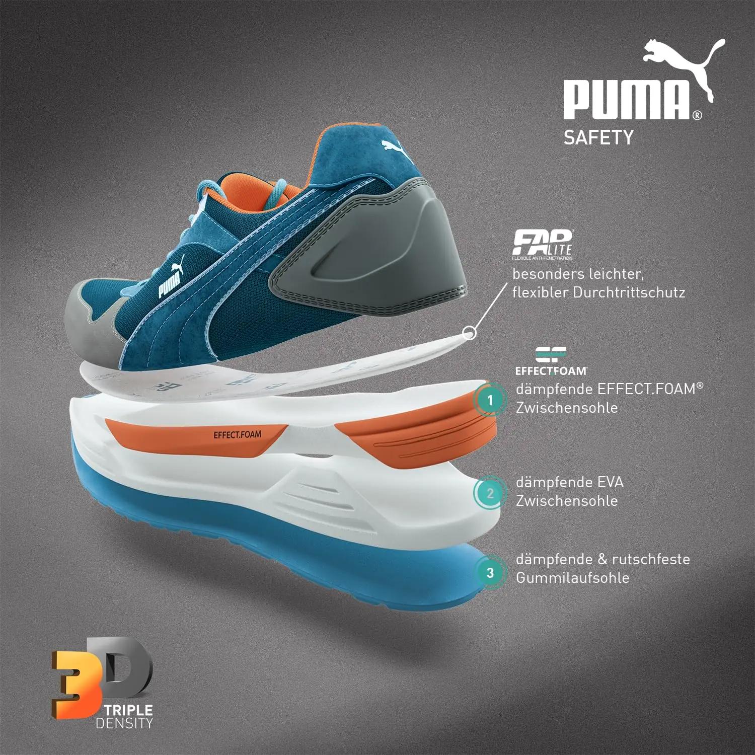 PUMA turvasneaker pehme mokanahast — mugav töösse sobivus – lisavaade