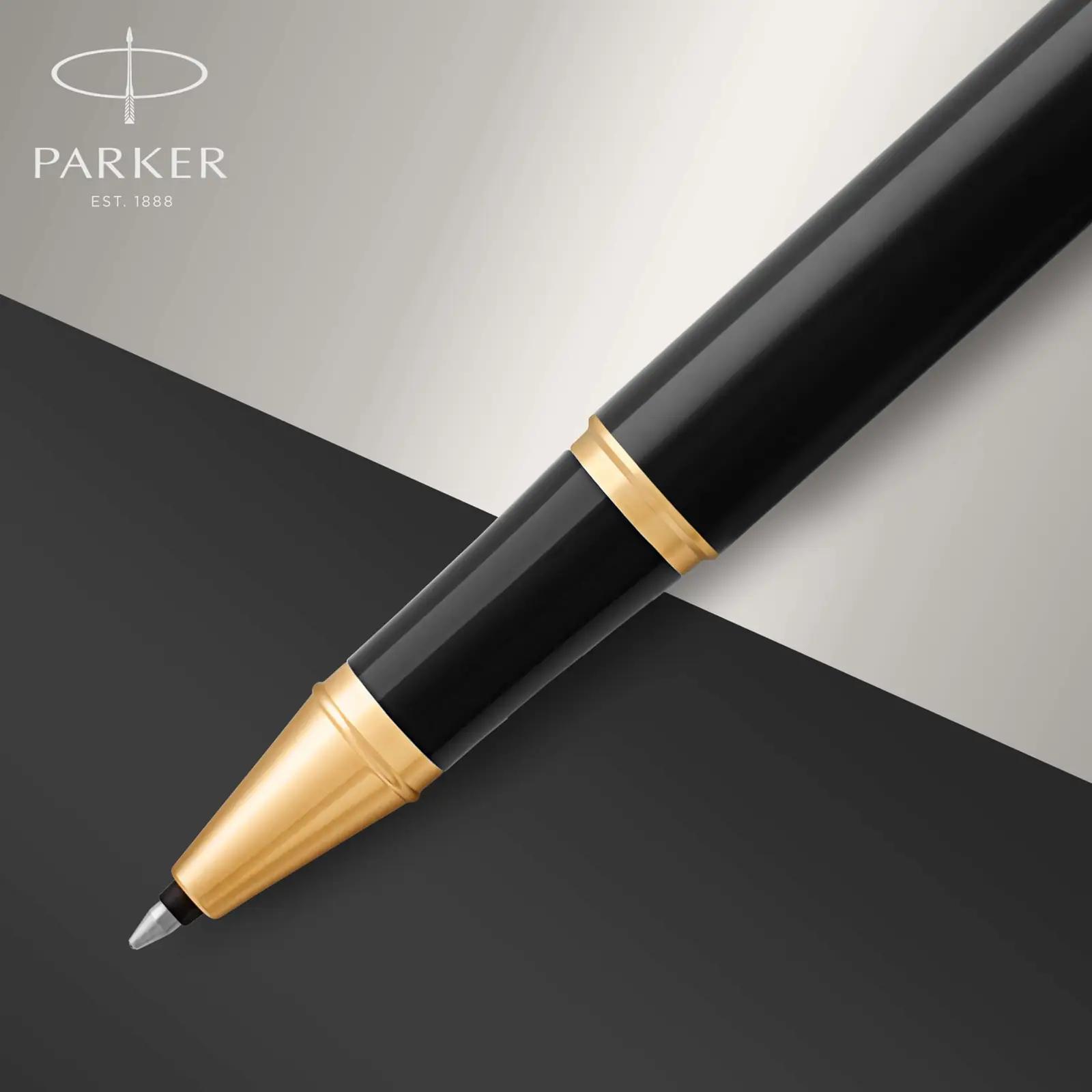 PARKER elegantne must metallist pastapliiats – kingiideeks – kasutusnäide