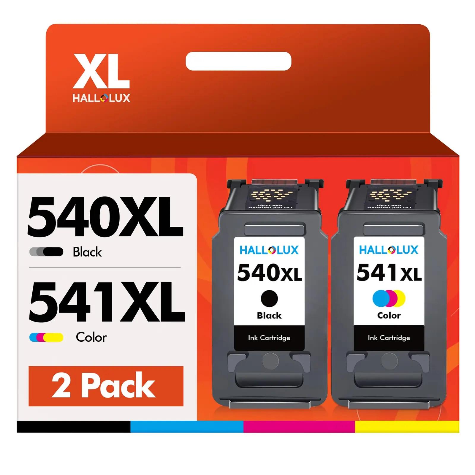 HALLOLUX tindipatruunid 540XL/541XL — pikem tindikadu