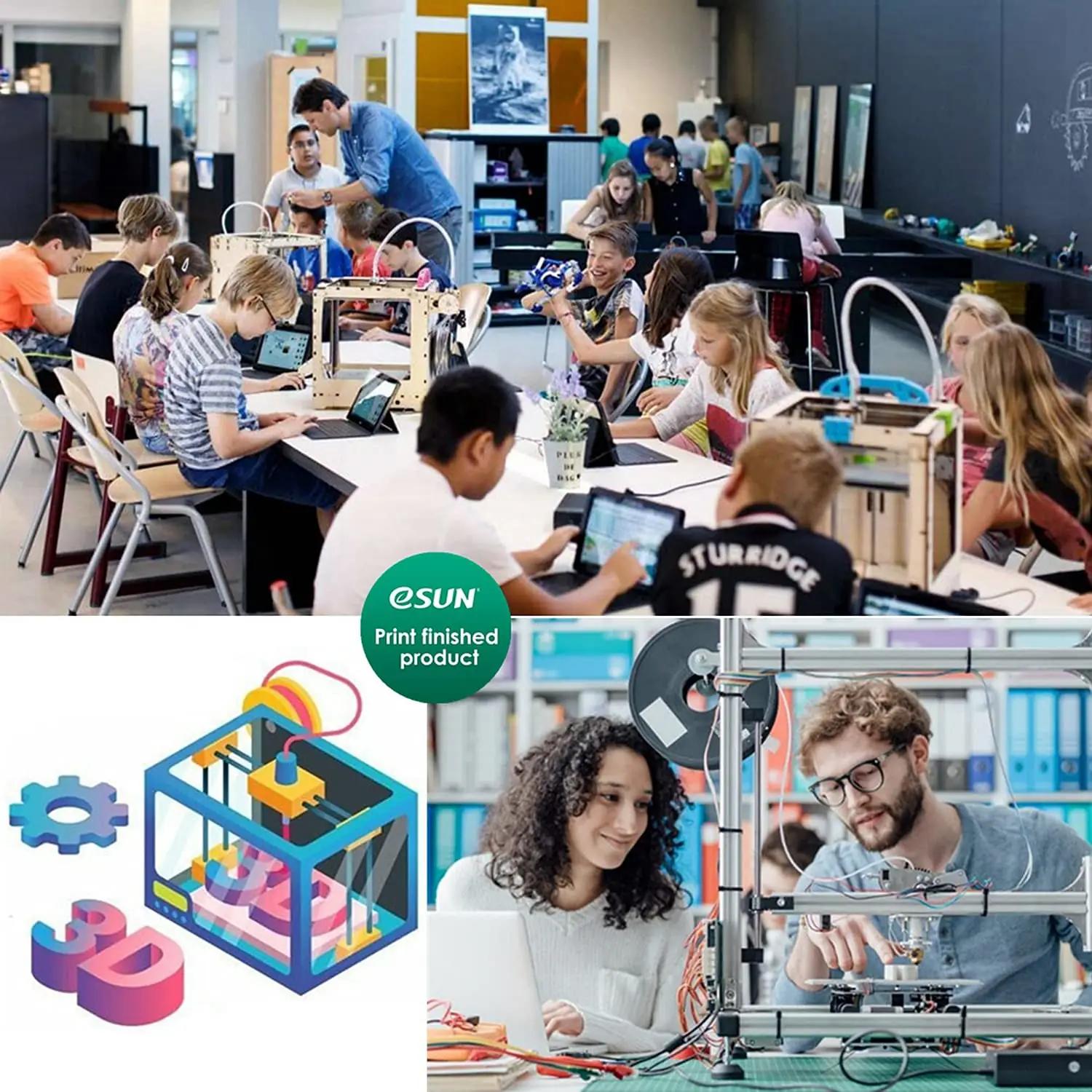 eSUN tugev nailon‑süsinikkiu filament 1,75 mm — vastupidav – pilt 8