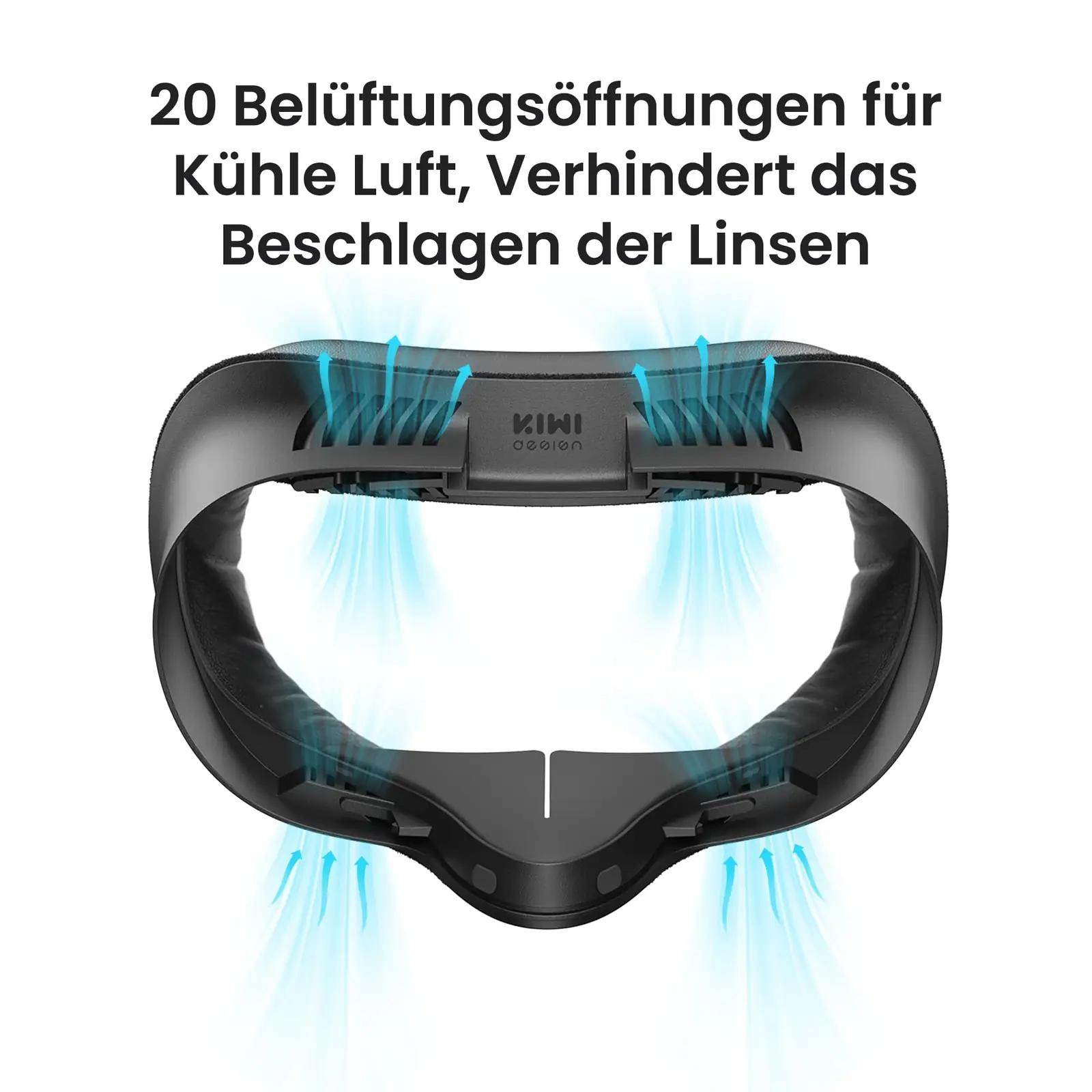 KIWI design mugav näokate VR‑peakomplekt — pehme materjal – kasutusnäide