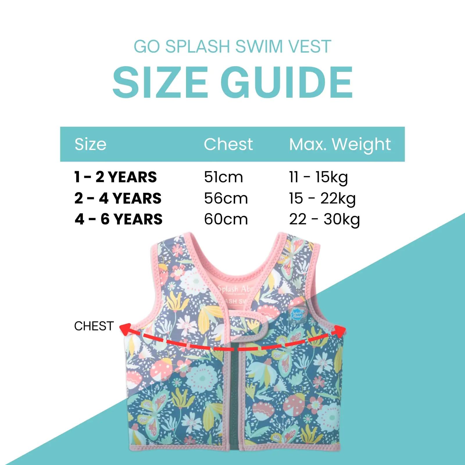 Splash About neopreenist ujumisvest lastele – Ladybird, SVLB2 – pilt 6