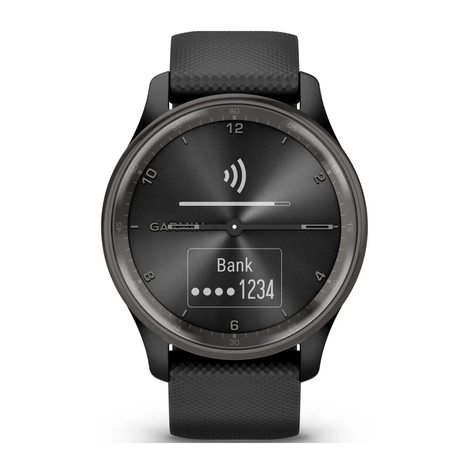 Garmin kerge must vívomove Trend – stiilne hübriidkäekell – kasutusnäide