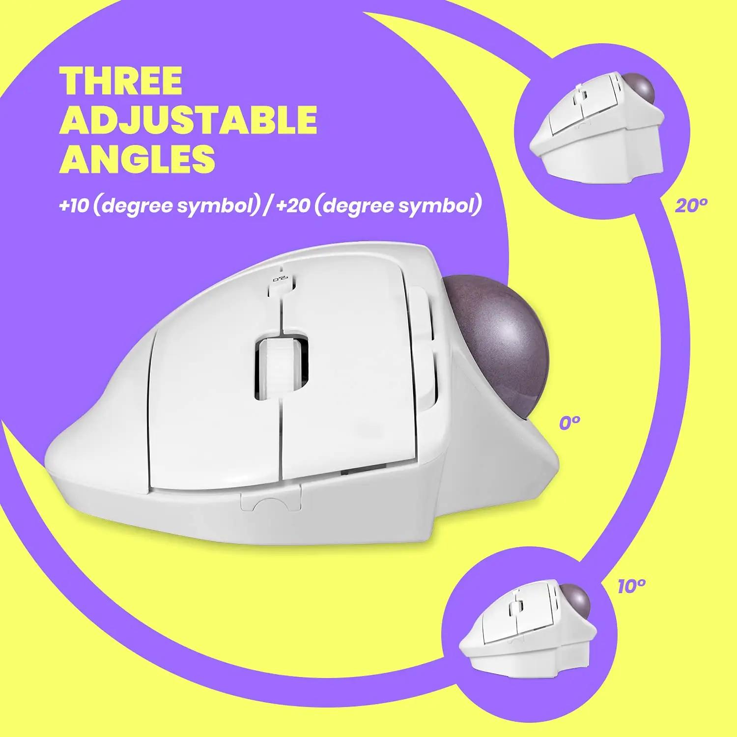 Perixx ergonoomiline traatvaba trackball-hiir – detailne vaade