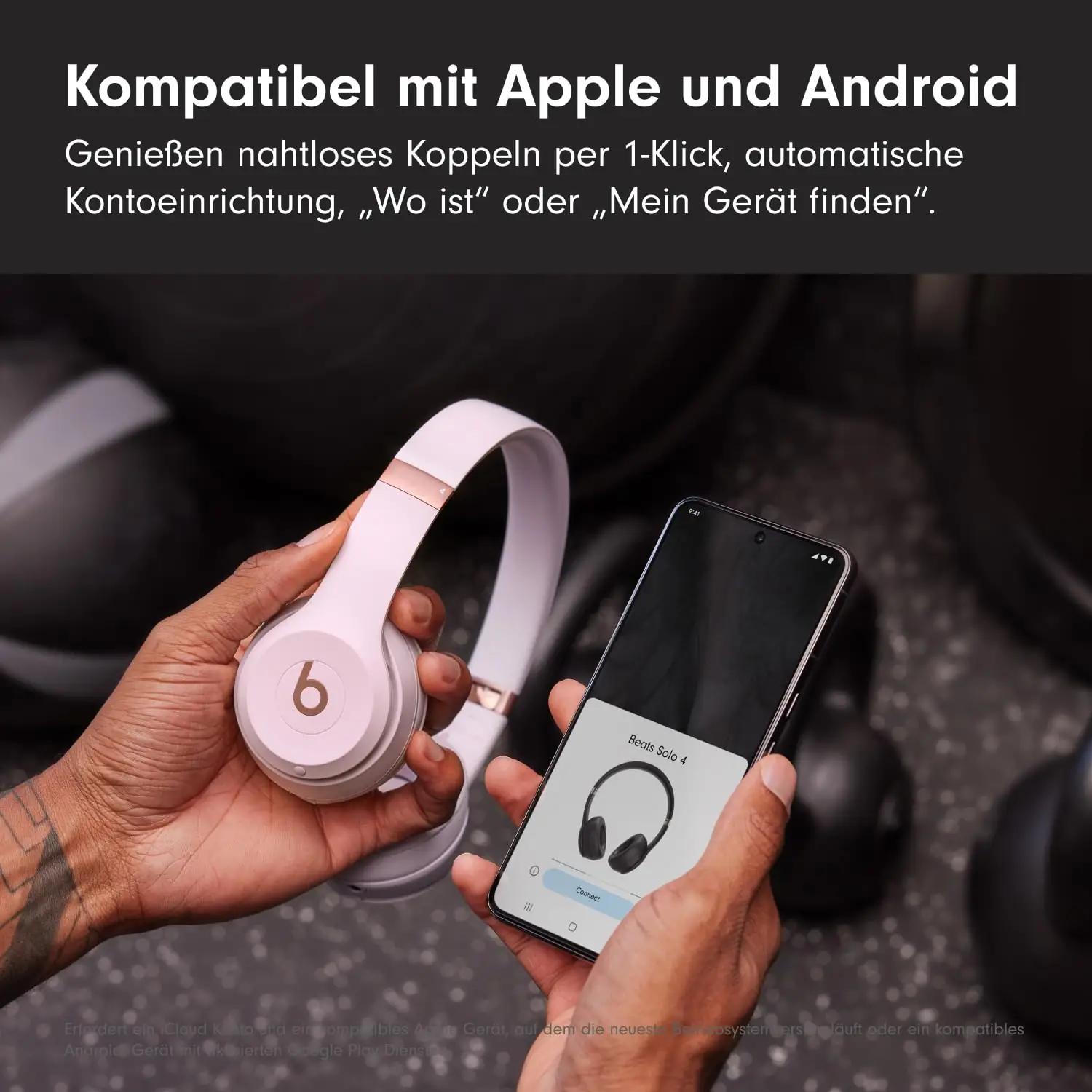 Beats Solo 4 roosa juhtmevaba on-ear kõrvaklapid mugavaks – pilt 6