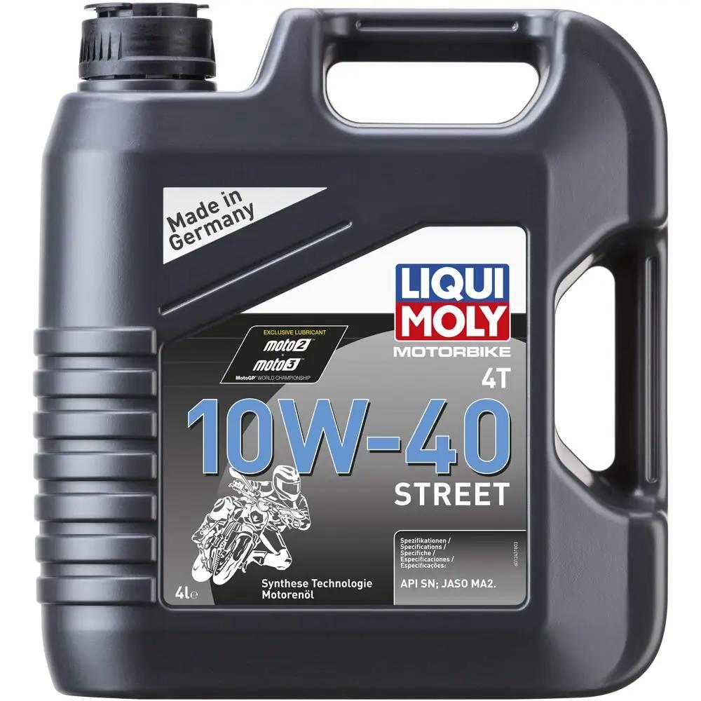 Liqui Moly mootoriõli 4T 10W-40 4L – usalduslik kaitse