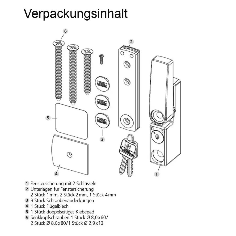 BURG-WÄCHTER puidust aknaluukide turvalukk — stiilne kaitse – pilt 6
