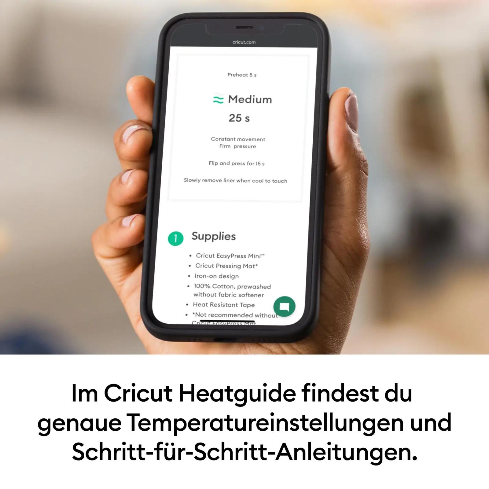 Cricut EasyPress Mini sinine väike press — ideaalne tekstiilile – pilt 8